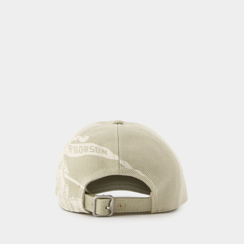 Ekd Twill Cap - Burberry - Synthetic - Beige