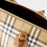 Medium Bowling Purse - Burberry - Synthetic Leather - Brown