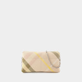 Snip Mini Wallet On Chain - Burberry - Synthetic - Pink