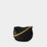 Small Rocking Wallet On Chain - Burberry - Leather - Black