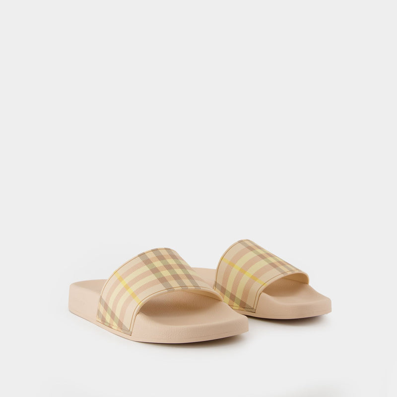 Lf  Furley Sandals - Burberry - Synthetic - Beige