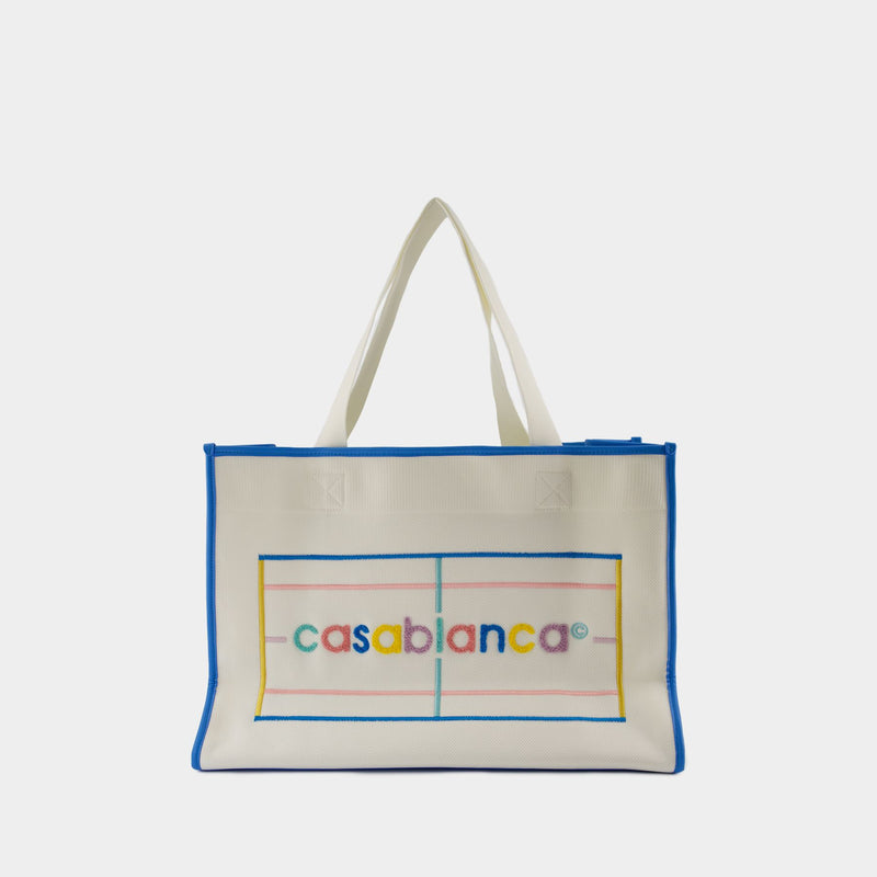 Knit Shopper Bag - Casablanca - Synthetic - Yellow