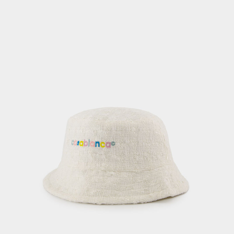 Bucket Hat - Casablanca - Cotton - Off White