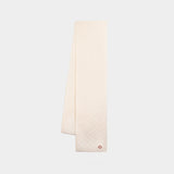 Column Stitch Scarf - Casablanca - Wool - White