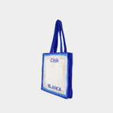 Crochet Shopper Bag - Casablanca - Cotton - Blue