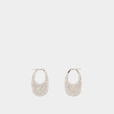 Medium Swipe Earrings - Coperni - Metal - Silver