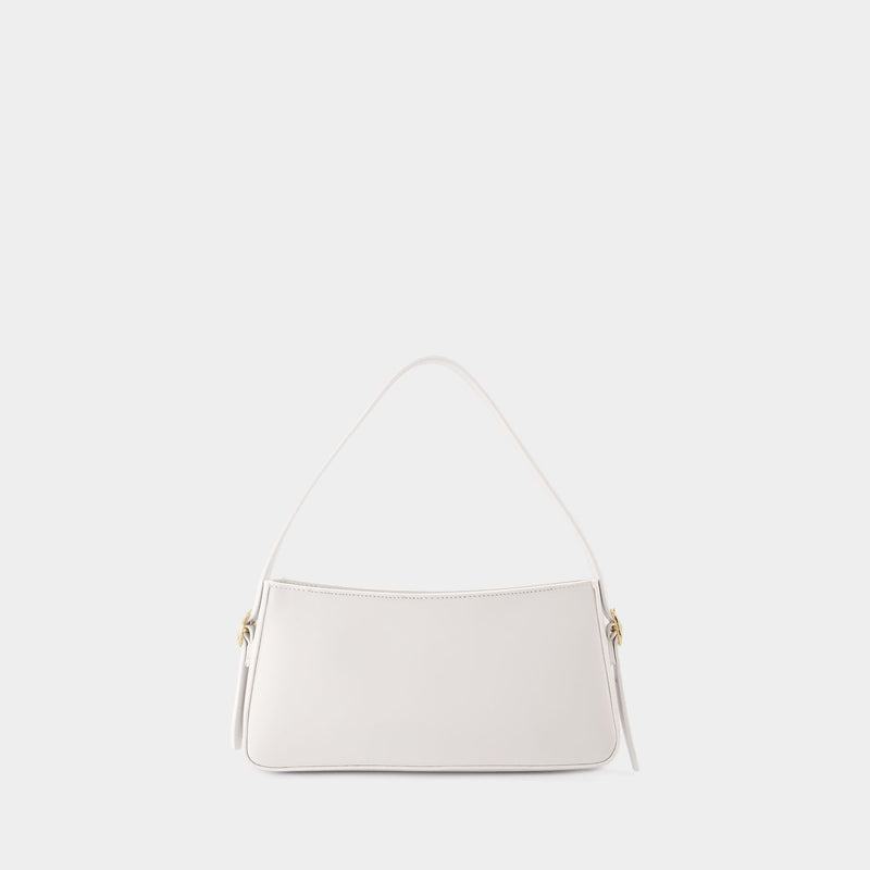 Belt Baguette Bag Purse - Coperni - Leather - White