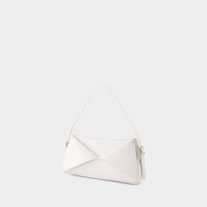 Belt Baguette Bag Purse - Coperni - Leather - White