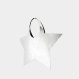 Foil Star Tote Bag Shopper Bag - Coperni - Leather - Silver