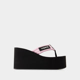 Wedge Sandals - Coperni - Synthetic Leather - Black