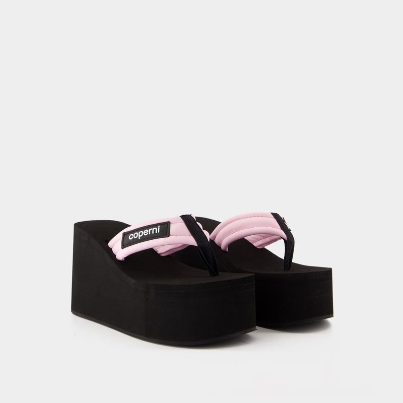 Wedge Sandals - Coperni - Synthetic Leather - Black