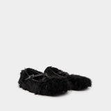 Criss Cross Ballerinas - Simone Rocha - Leather - Black