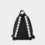 Bow Front Backpack - Simone Rocha - Nylon - Black