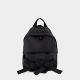 Bow Front Backpack - Simone Rocha - Nylon - Black