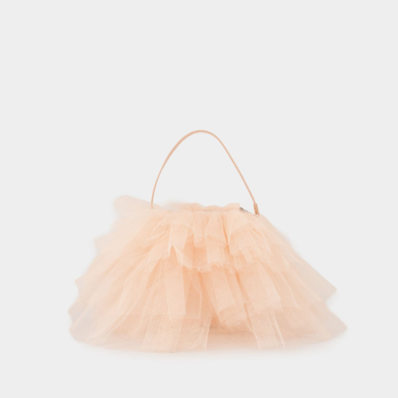 Mini Frilly Tutu Crossbody - Simone Rocha - Polyester - Neutral