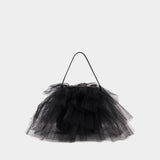 Mini Frilly Tutu Crossbody - Simone Rocha - Polyester - Black