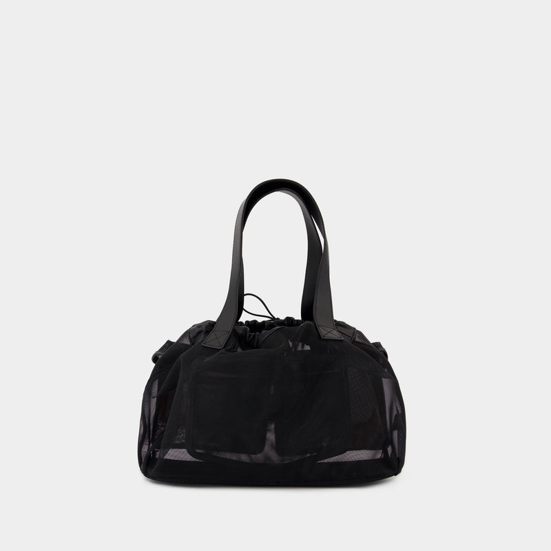 Mini Sheer Stuffed Shopper Bag - Simone Rocha - Polyester - Black