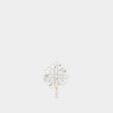 Crystal Blossom Hair Clip - Simone Rocha - Brass - Silver