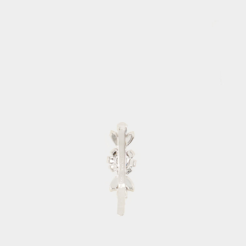 Mini Daisy Floret Hair Clip - Simone Rocha - Brass - White