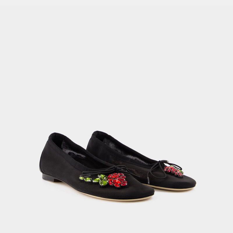 Mesh ballerinas - Simone Rocha - Mesh - Black