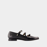 Aj1344 Ballerinas - Toga Pulla - Leather - Black