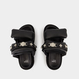 Aj1382 Sandals - Toga Pulla - Leather - Black