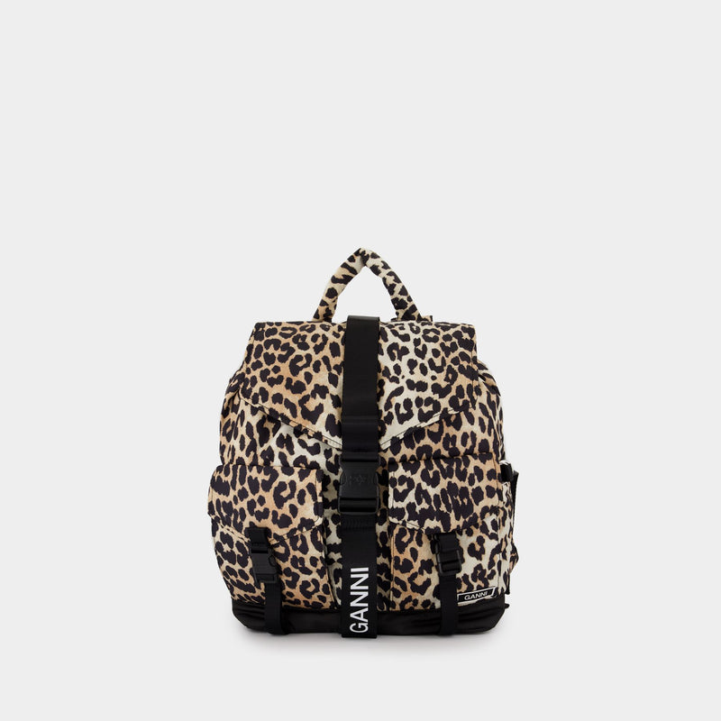 Tech Backpack Print - Ganni - Polyester - Printed