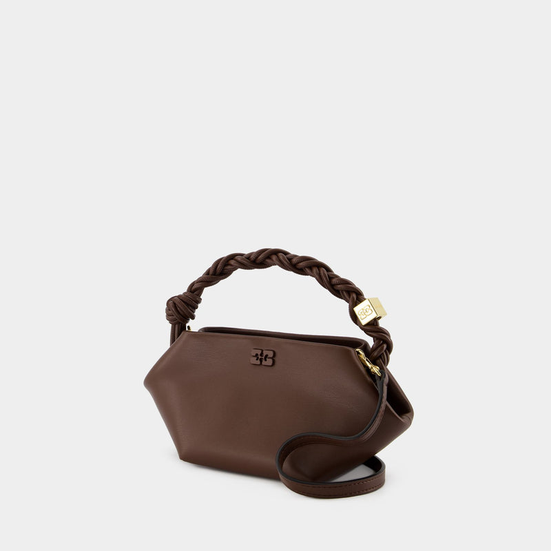 Ganni Bou Mini Crossbody - Ganni - Synthetic Leather - Brown