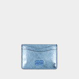 Ganni Bou Card Holder - Ganni - Synthetic Leather - Blue