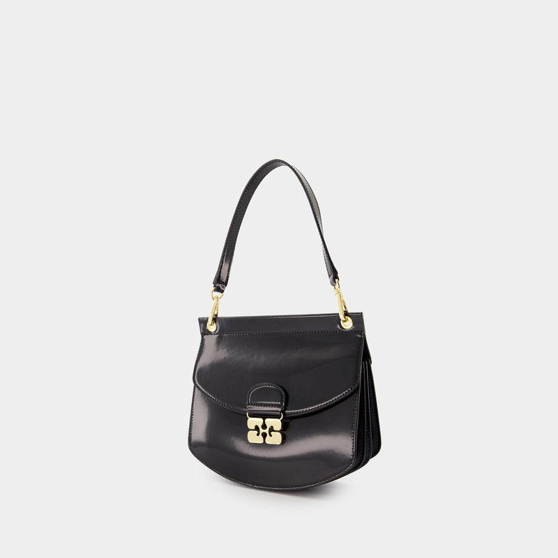 Apo-G Small Bag - Ganni - Synthetic Leather - Black