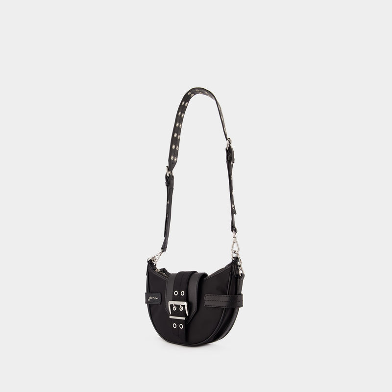 Bucky Small Crossbody - Ganni - Nylon - Black