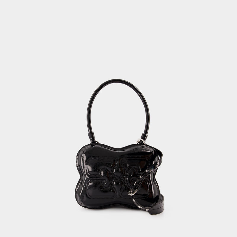 Butterfly Bag - Ganni - Synthetic Leather - Black