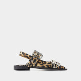 Ballerinas Feminine - Ganni - Synthetic - Printed