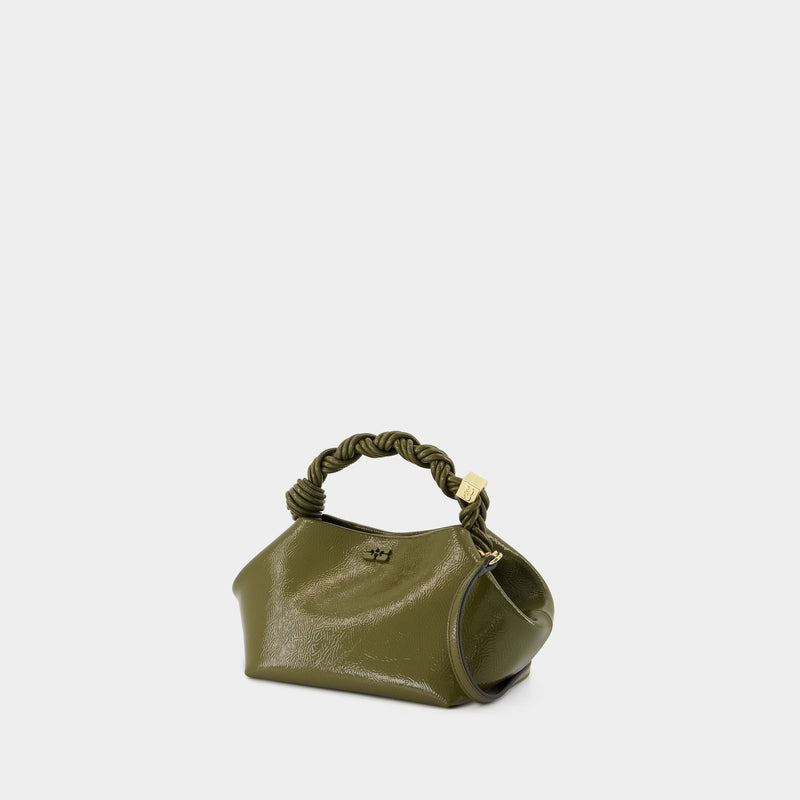 Ganni Bou Small Patent Crossbody - Ganni - Leather - Green