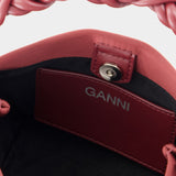 Ganni Bou Bag Mini Soir Crossbody - Ganni - Polyester - Red