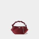 Ganni Bou Bag Mini Soir Crossbody - Ganni - Polyester - Red