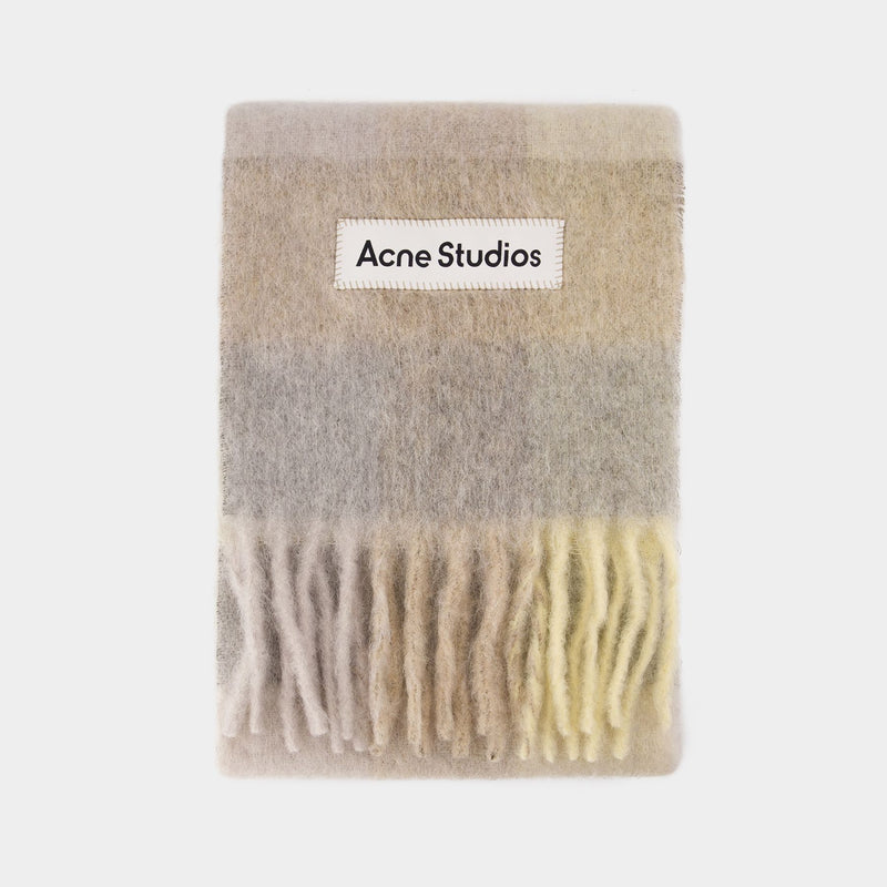 Fn Ux Scar000115 Scarf - Acne Studios - Wool - Beige