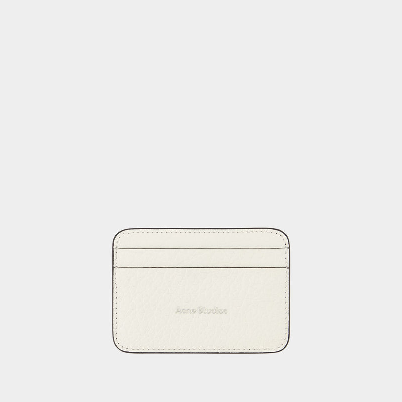 Card Holder - Acne Studios - Leather - White