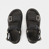 Buckle Sandals - Acne Studios - Leather - Black