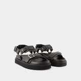 Buckle Sandals - Acne Studios - Leather - Black