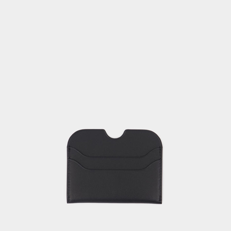 Card Holder - Acne Studios - Leather - Black