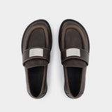 Bargot Sludge Moccasins - Acne Studios - Nylon - Brown