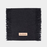 Fn Ux Scar000429 Scarf - Acne Studios - Wool - Black