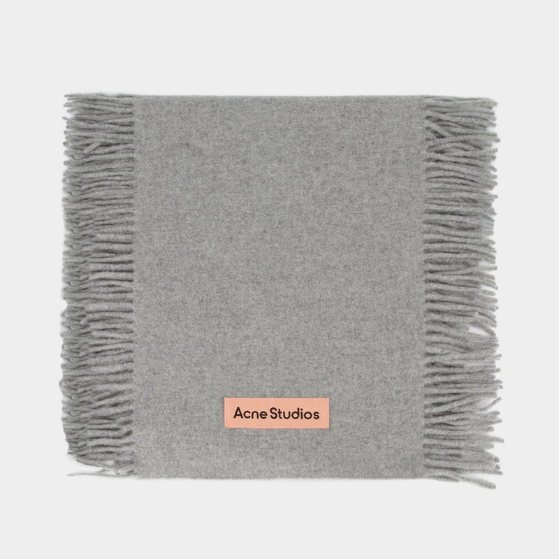 Fn Ux Scar000429 Scarf - Acne Studios - Wool - Grey