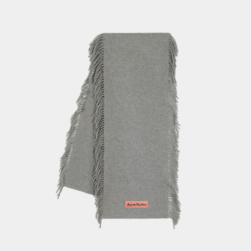 Fn Ux Scar000429 Scarf - Acne Studios - Wool - Grey