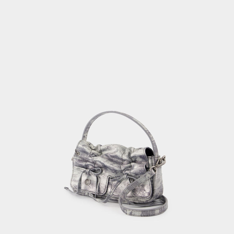 Micro Dirty Snow Crossbody - Acne Studios - Leather - Grey