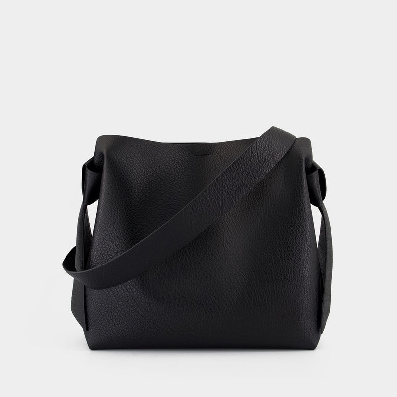 Musubi Midi Shoulder Bag - Acne Studios - Leather - Black