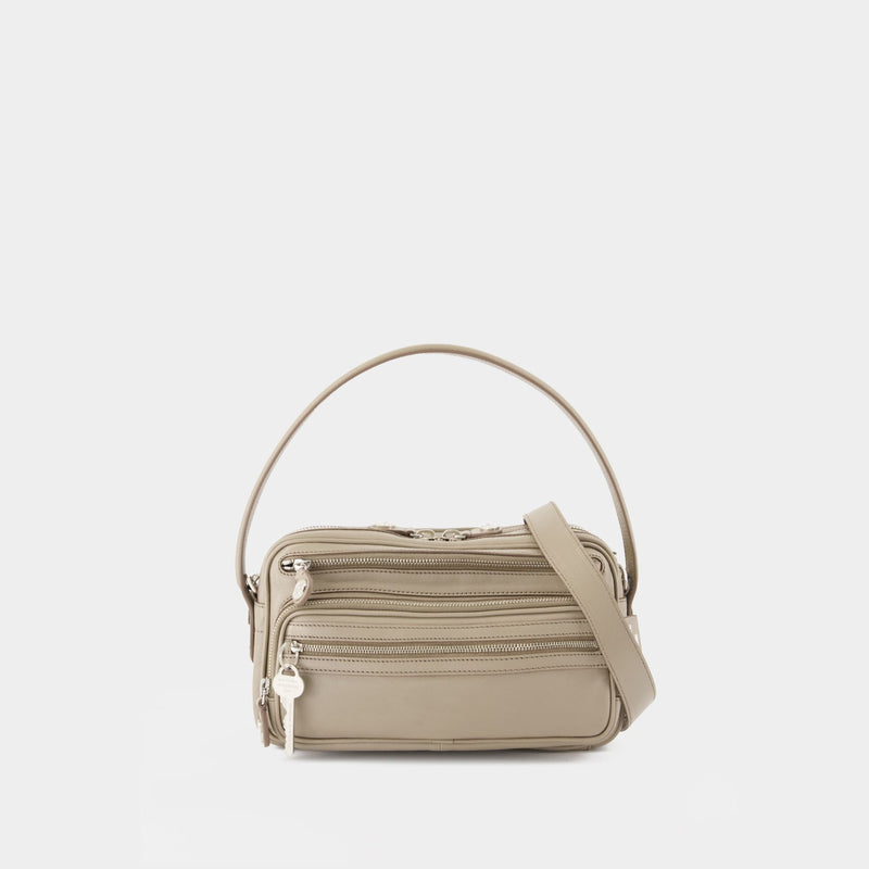 Camero Small Shoulder Bag - Acne Studios - Leather - Beige