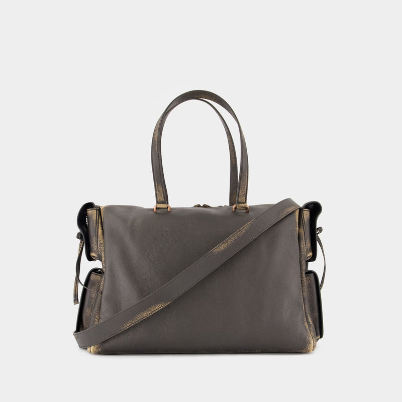 Multipocket Shoulder Bag - Acne Studios - Leather - Brown