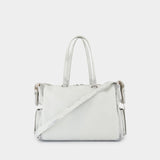 Multipocket Shoulder Bag - Acne Studios - Leather - White